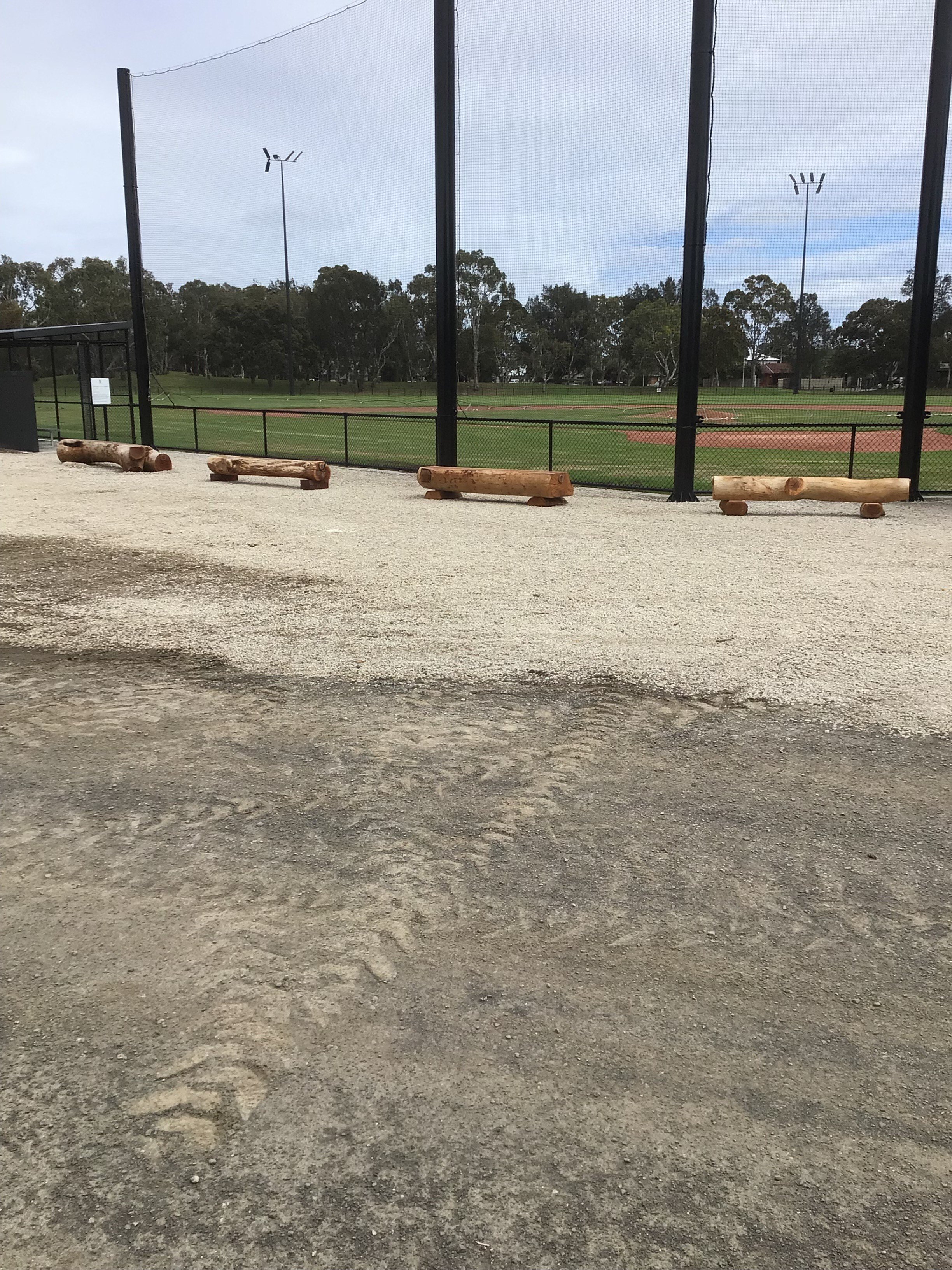 log baseball seating by arborreuse